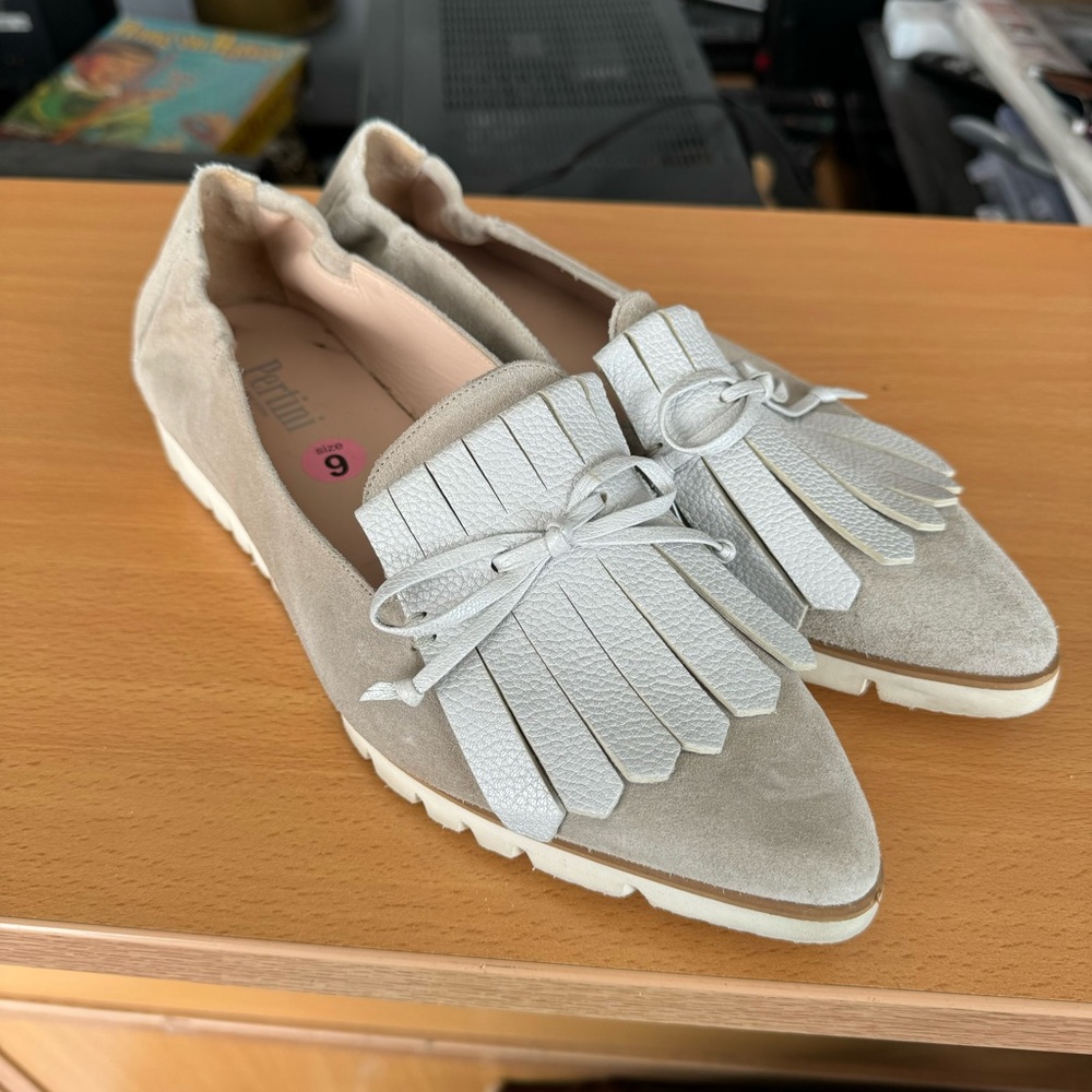 Pertini Suede Leather Shoes